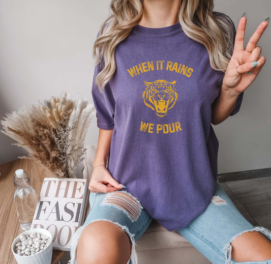 Baton Rouge Football Game Day Shirt I Comfort Colors Brand I Tailgate Apparel