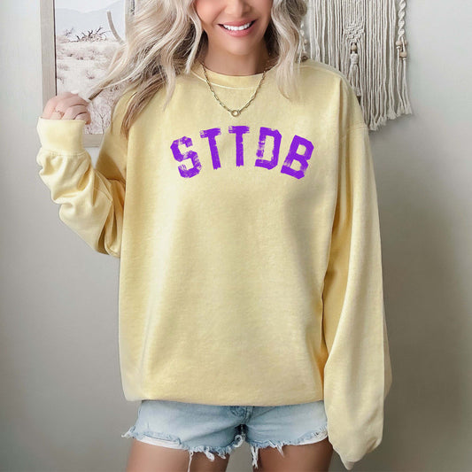 STTDB Baton Rouge Football Sweatshirt I Comfort Colors Brand I College Tailgate Apparel